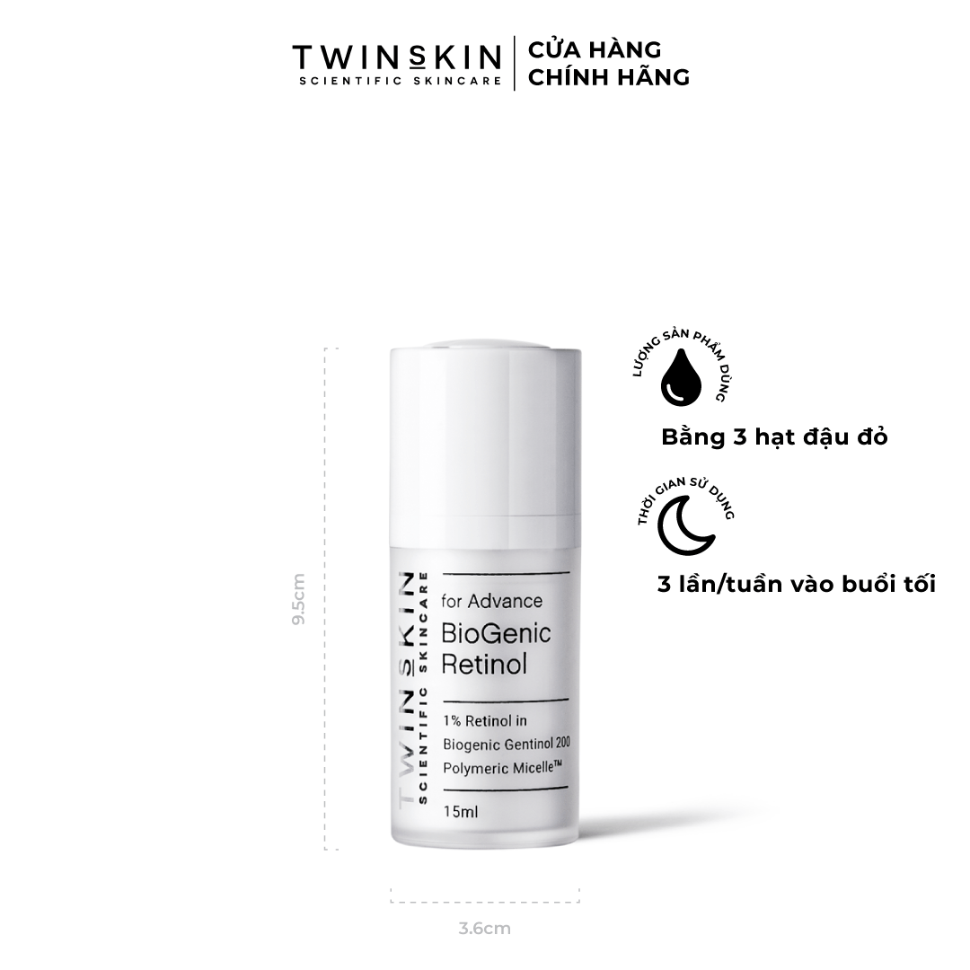 BIOGENIC RETINOL 1% FOR ADVANCE TRAVEL SIZE - Kem Dưỡng Da, Ngừa Lão Hoá, Giảm Mụn - Ảnh 3