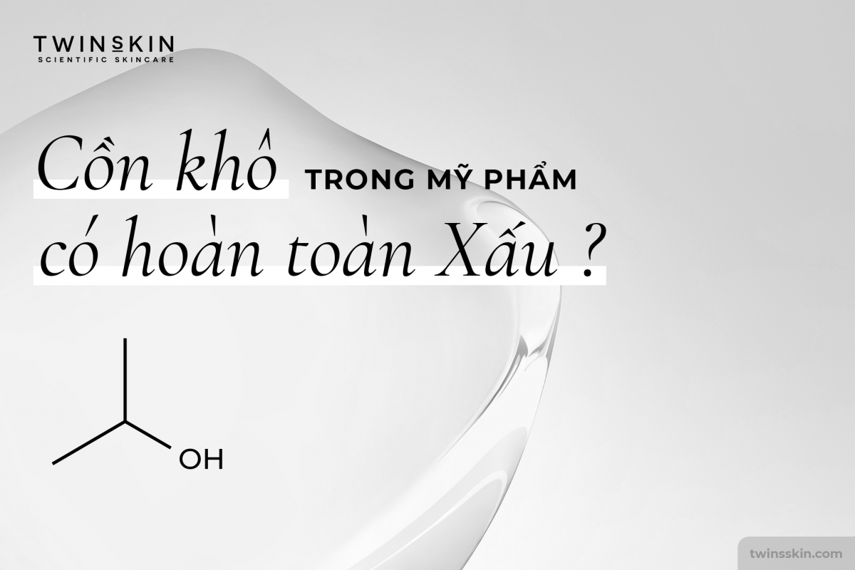 cồn khô trong skincare
