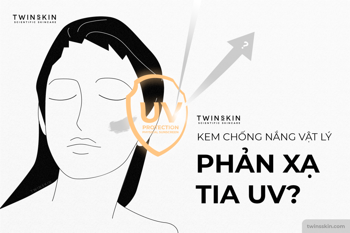 kem chống nắng vật lý hấp thụ tia UV