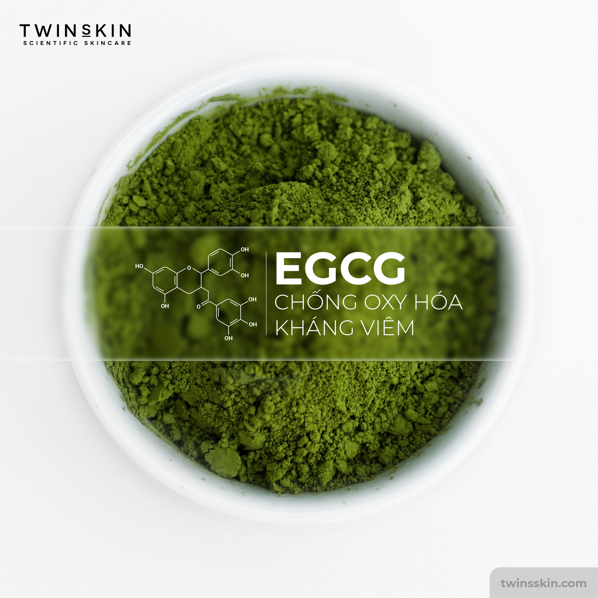 tác dụng của EGCG trong retinol twins skin