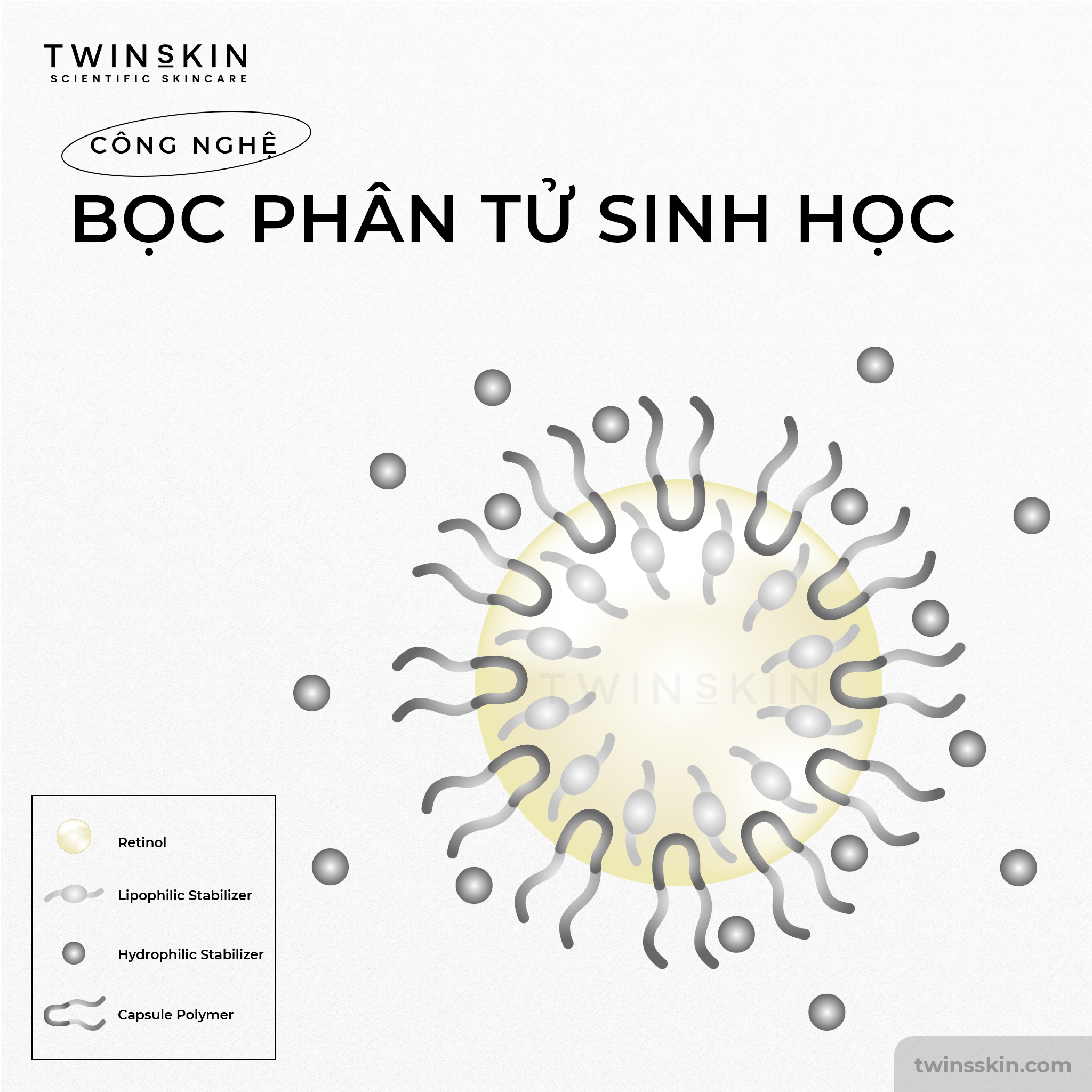 retinol twins skin công nghệ bọc