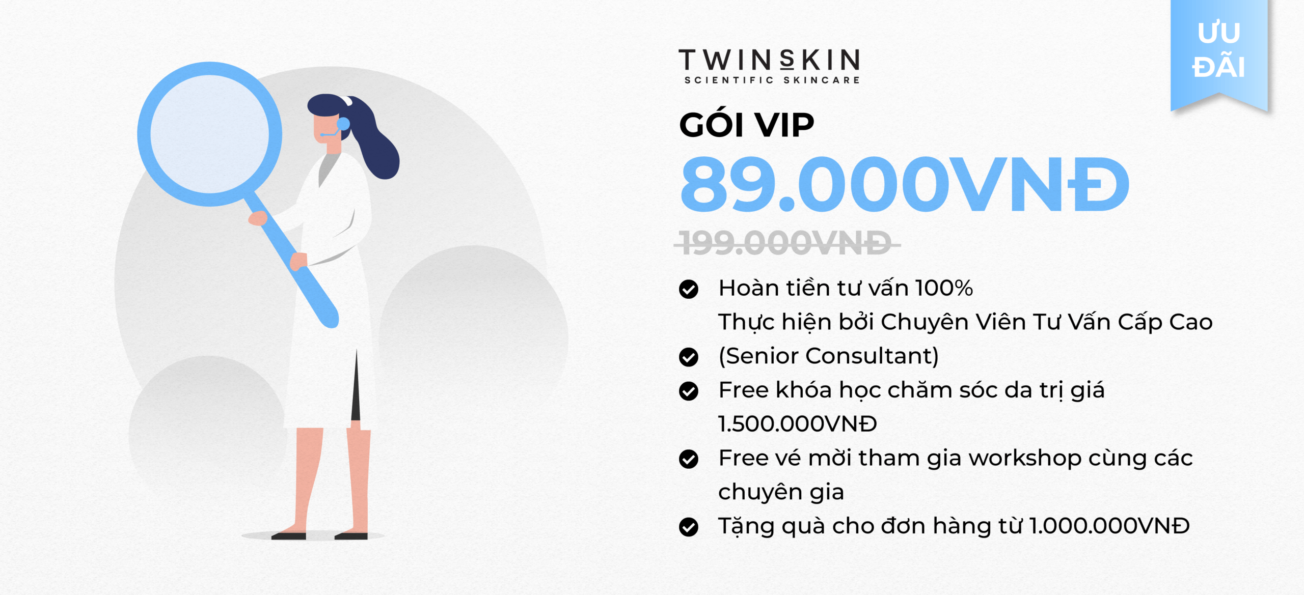 Gói Tư Vấn VIP - Twins Skin